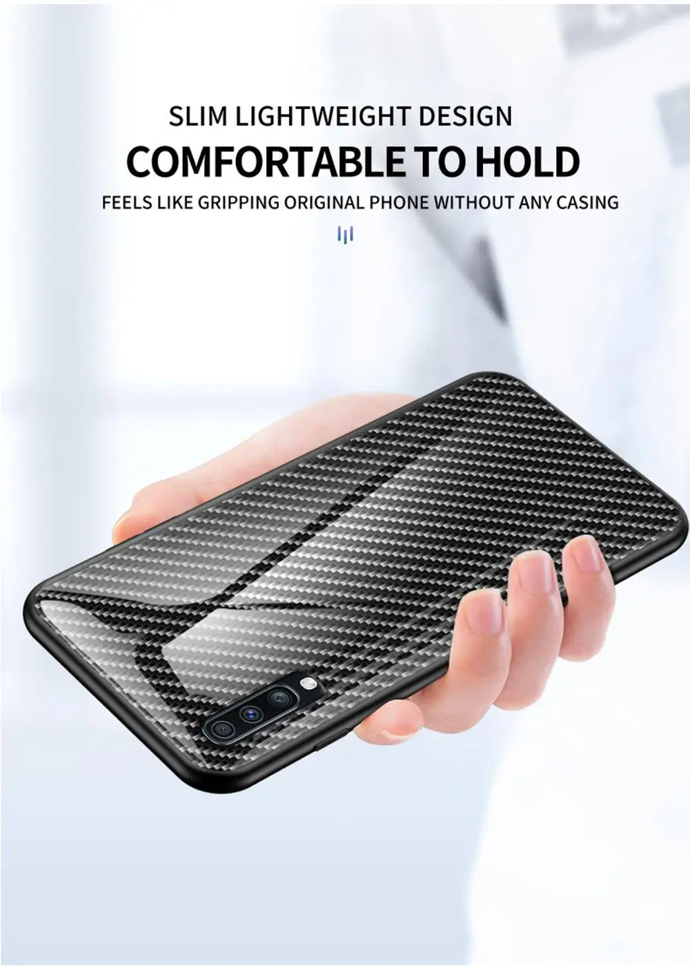 Углеродное волокно закаленное Стекло чехол для samsung M30S A10S A20S A30S A50S градиент Стекло чехол для Galaxy A10 A20 A30 A40 A50 A60 A70