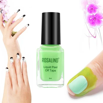 

4Color Anti-overflow Peeling Nail Polish Quick-drying Nail Protective Liquid Easy To Tear Nail Glue Fingernail Protection Tape
