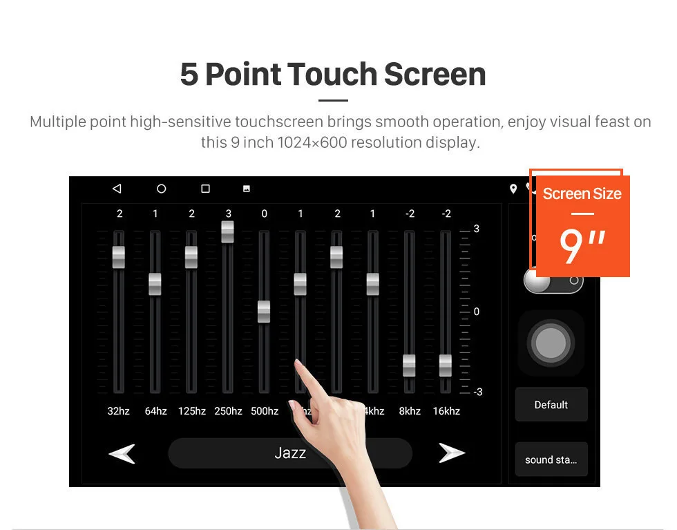 Perfect Seicane Android 9.0 9inch Car Radio Quad-core HD 1024*600 Tochscreen Multimedia Player For 2014 2015 HYUNDAI I20 Left Hand Drive 3