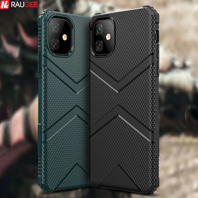 Мягкий чехол для iphone 11 Pro ударопрочный сверхмощный бампер ПК + ТПУ Прочный