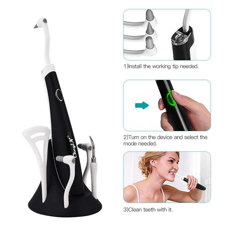 CkeyiN Электрический стоматологический инструмент ультразвуковое устройство для удаления зубного налета для удаления зубов отбеливание зубов инструменты для очистки