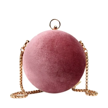 

Women's Beaded Diamond Evening Bag Bridal Wedding Ball Wrist Bag Clutch Purse Handbag pink