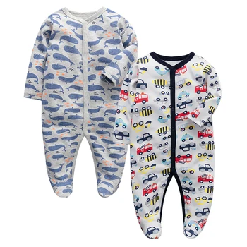 

baby clothing newborn romper infant boys jumpsuit long sleeve 3 6 9 12 months pajama cotton baby girls clothes 2 pieces