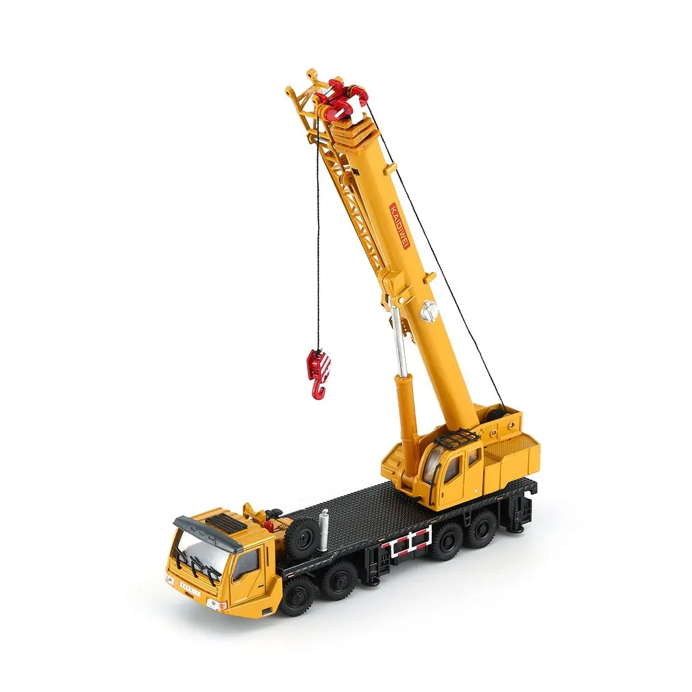 

Vehicle 1:55 Crane Static Car 625011 Kaidiwei 1:55 All-Alloy Crane Crane Toy Engineering Vehicle Model