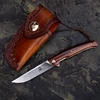 NEWOOTZ Bohler M390 Folding Pocket Knife Ironwood Handle EDC Self Defence Knives for Outdoor Survival Camping ► Photo 3/6