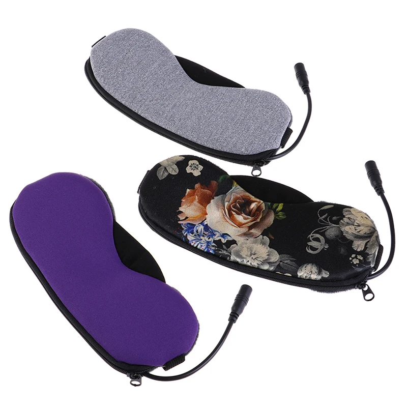 Anti Dark Circle Eye Patch Eye Massager USB Heating Steam Eyeshade Lavender Eye Mask Fatigue Relief Sleep Travel Eye Shade Mask