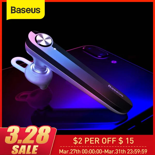 US $9.48 Baseus A01 Bluetooth Earphone Wireless Ear Hook Headphone Handsfree V4.1 Bluetooth Car Earphone Hea