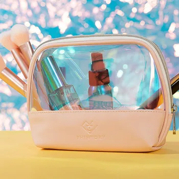 

Transparent Cute Women Makeup Bag Waterproof Outdoor Travel Storage Bag Organizador Armario Ropa Portable Storage Bag MM60SNB