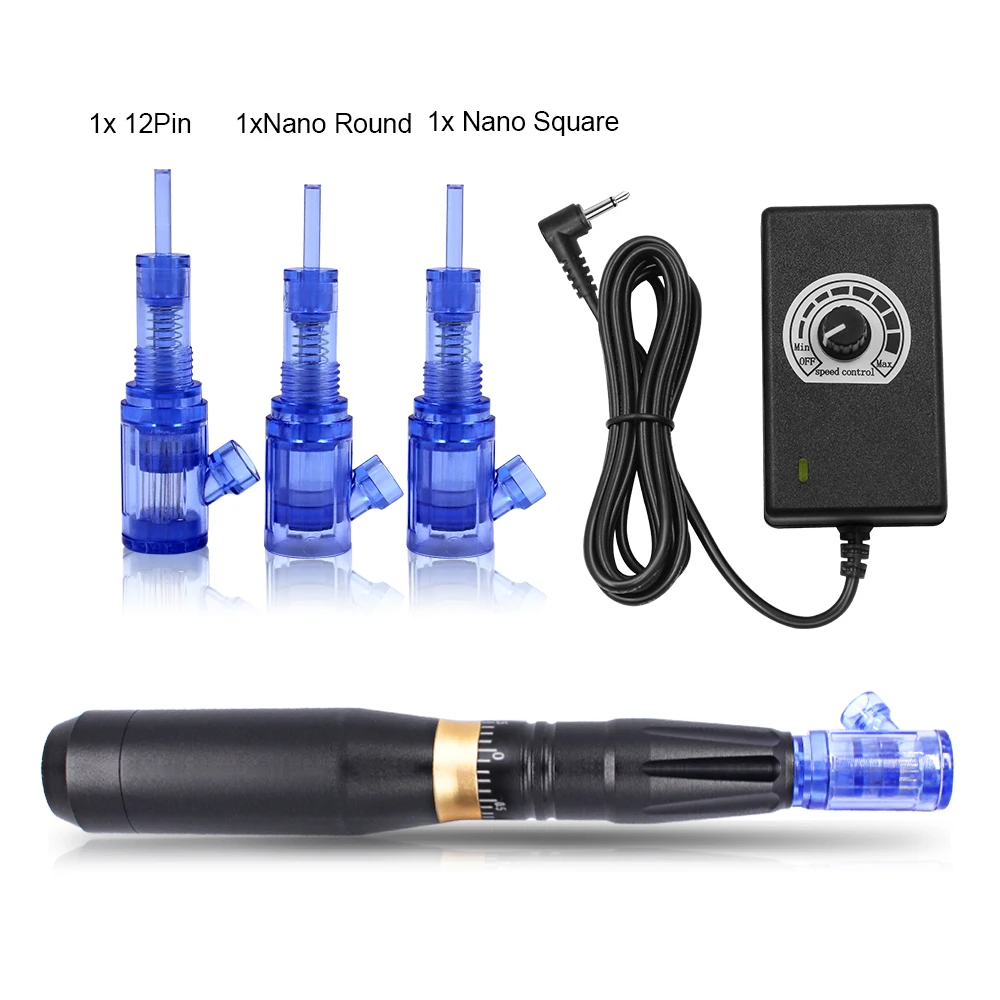 Electric Derma Pen Skin Care Permanent Makeup Tattoo Machine Microneeding Pen Nano 36 Needles Cartridge MTS Mesotherapy Electric Derma Pen Skin Care Permanent Makeup Tattoo Machine Microneeding Pen Nano 36 Needles Cartridge MTS Mesotherapy