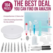 164 шт. пекарни проигрыватель практичный помадка комплект для украшения торта многофункциональные Кондитерские трубки поставки печенья домашний инструмент пустыня