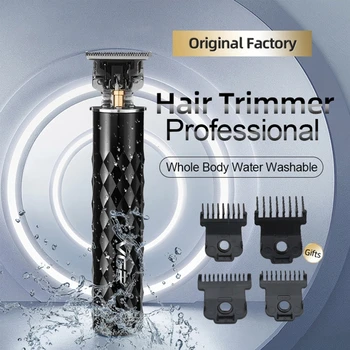 

Electric Outliner Hair Clippers Cordless Rechargeable Barber Grooming Kits Pro T-Blade Trimmer Close Cutting Machine for Men