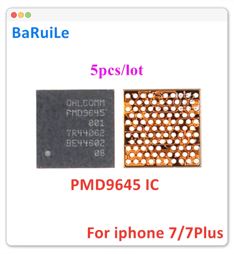BaRuiLe 5 шт. BBPMU_RF PMD9645 чип для iphone 7 7plus BBMPU baseband Малый блок управления питанием IC для Qualcomm версия Запасная часть