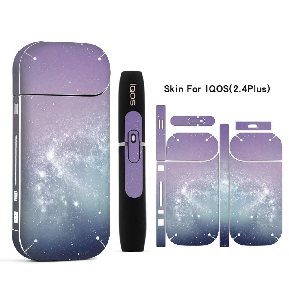 Galaxy наклейка печать кожи для IQOS наклейка 2,4 Plus 2,4 p электронная сигарета обложка чехол