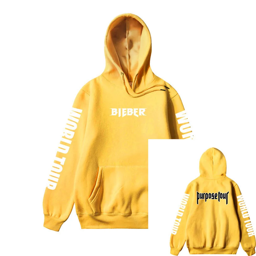 Yellow bh Мужская толстовка с капюшоном, Джастин Бибер, модный принт, хип-хоп Уличная одежда, флисовая хлопковая толстовка с капюшоном для мужчин и женщин, пуловер, толстовки, Толстовка - Color: Yellow bh