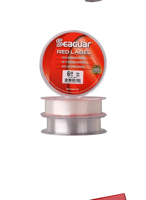 New Original Seaguar Red Label Fluorocarbon Fishing Line 4/6/8/10