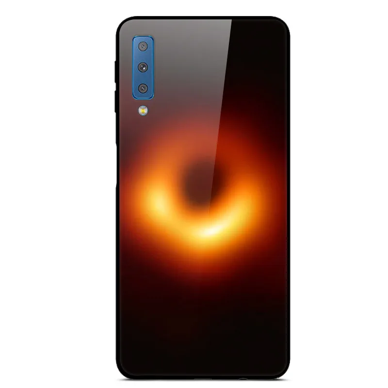 Для samsung Galaxy A7 чехол жесткое стекло задняя крышка для samsung A9 J4 J6 Plus J 4 J4Plus чехол для телефона s силиконовый бампер Капа - Цвет: 39