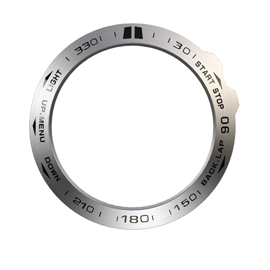 45# для Garmin Fenix 5X/Fenix5X Plus, ободок, кольцо, клейкая крышка, нержавеющая сталь, аксессуары для умных часов, защитный чехол