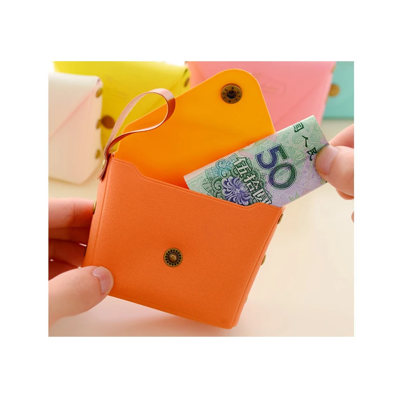 Coin purse female small wallet mini cute key bag candy color small bag creative hand coin coin pocket 6