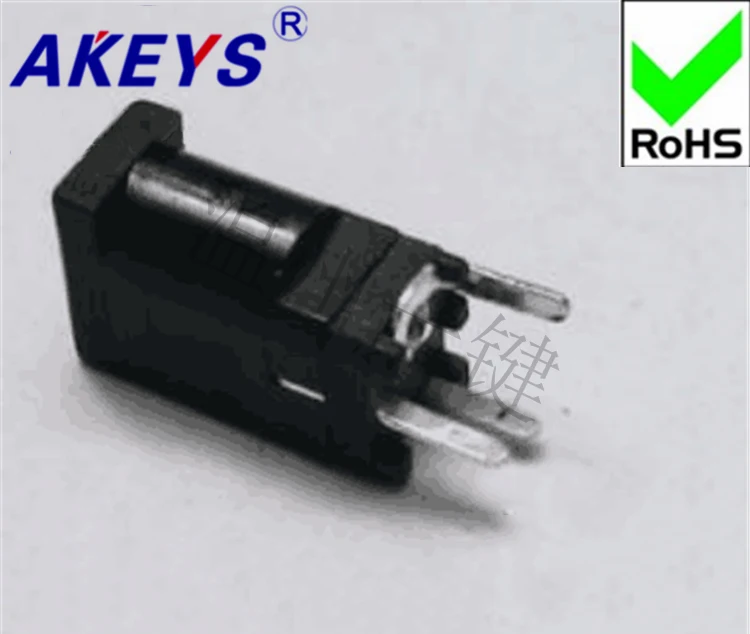 

12PCS DC-0222F High Temperature Resistant High Quality DC Power Socket Power Base Digital Accessories 3 Legs