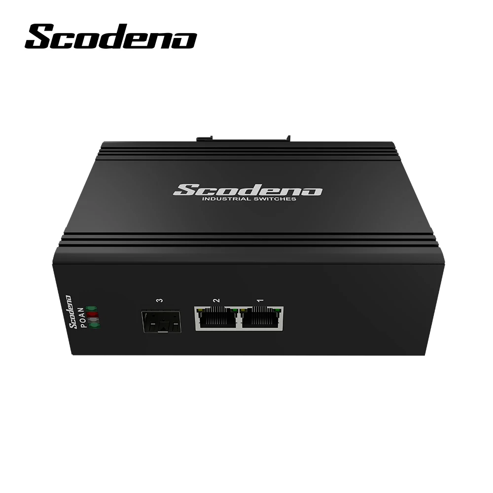 Scodeno Porto Industrial Gigabit Din-trilho Rede Interruptor Não Gerenciado Slot 1sfc Ip40 2 1 Computador e Escritório