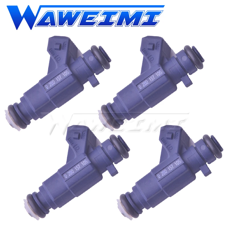 WAWEIMI Фирменная Новинка 4x Топливная форсунка 0280157105 для GM AGILE Монтана FLEX 1,4 2,0 новое поступление
