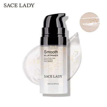 

SACE LADY Primer Makeup Oil Control Matte Make Up Face Base Cream 24K Gold Professional Pores Foundation Primer Cosmetic