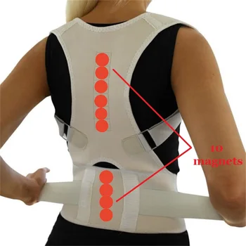 

Orthopedic Magnetic Vest Posture Correct Belt For Health Care Adjustable Posture Corrector Corset Back Support Brace Band Belt