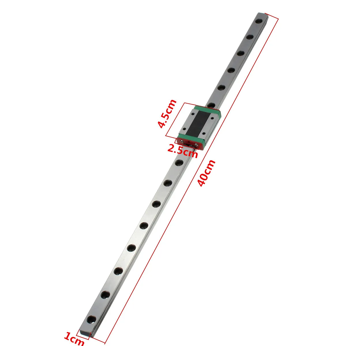 

MGN12 12mm Miniature Linear Rail Slide+MGN12H Carriage for Kossel 3D Printer