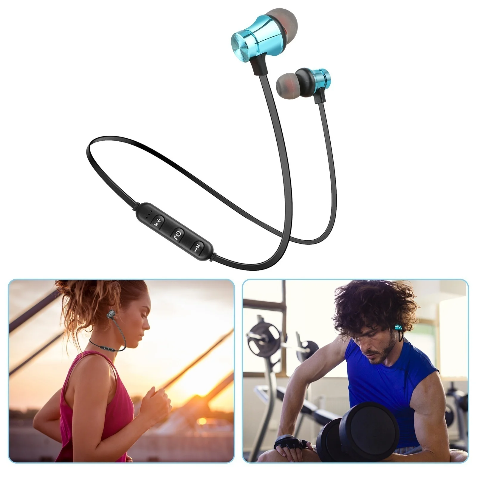 Bluetooth 4,2 наушники магнитные беспроводные наушники Спорт стерео гарнитура наушники