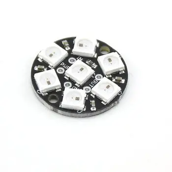 

1PCS 7-Bit WS2812 5050 RGB LED Round Decoration Bulb diy electronics