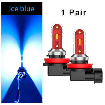 

2pcs H8 H11 LED Lamp Bulb Fog Light CSP 1860 Canbus Car LED Fog Lights Low Power Consumption Long Lifespan Light 9W DC12V-14V