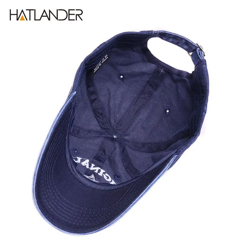 HATLANDER модные Хлопковые бейсболки с вышивкой шапки акулы папы винтажные