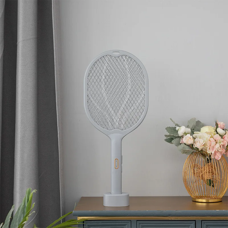 USB 충전식 버그 재빠른 라켓 휴대용 핸드 헬드 전기 비행 찰싹 때림 모기 트랩 홈, 정원에 대 한 대형 플라이 Zapper