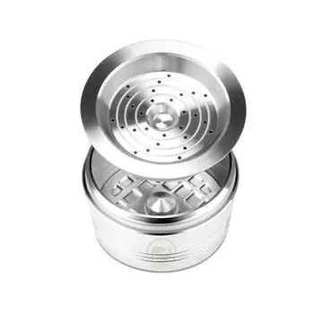 

Stainless Steel Refillable Reusable Coffee Filter Filling Capsule For Cafissimo