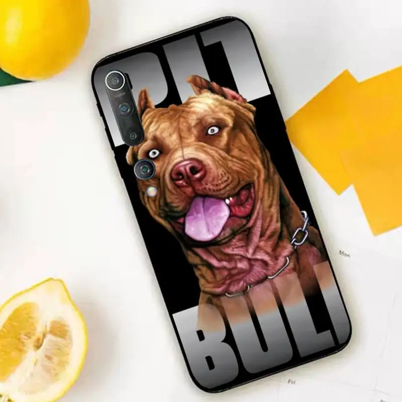 TOPLBPCS питбулл прекрасный Собака Мягкий чехол для телефона Капа Xiaomi mi 5 6 plus 6x8 8se 8lite 9