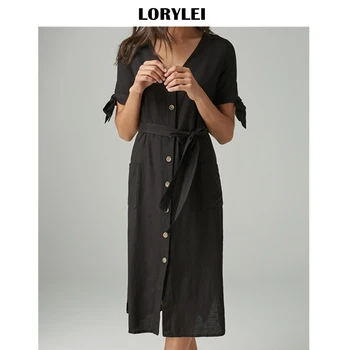 

2020 Cotton Tunic Beach cover up V-neck Bikini Cover up Dresses Pareos de Playa Mujer Swim cover up Vestidos Playa Sarong Q811