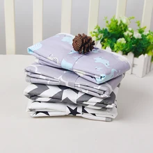 

60cm*37cm baby cartoon cotton fabric baby cloth sewing bedding kids bed linens pillow case diy craft quilt tissue