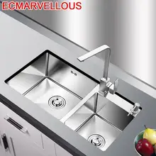 Неоспоримый кран Afwasbak Umywalka Waschbecken кухни De Acero Evier Inox Lavabo Fregadero Cuba Pia Cozinha кухонная раковина