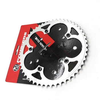 

FOURIERS CR-DX002 Bike Chain-rings BCD 130mm 144mm Bicycle Chain Wheel Aluminum alloy Track Bike Crankset Bicycle Parts 44T-52T