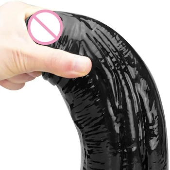 Huge Black Dildo with Powerful Sucker for Anal Play Dildo Huge Adult Toy Big Size Adult Sex Toy Fast Orgasm Realistic Dildo 3