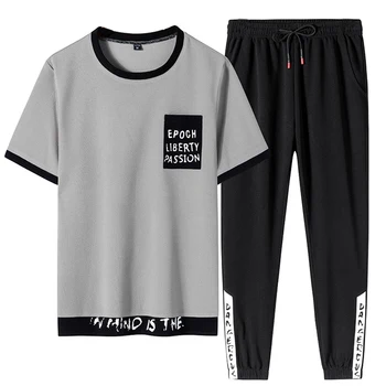 Men 2 Piece Tracksuit Set