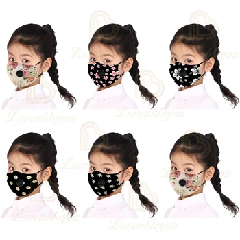 

3PCS Protective Mask Dust-proof Anti-fog PM2.5 Washable and Reusable Children Kids Masks Breathing Valve In Stock Dropshipping