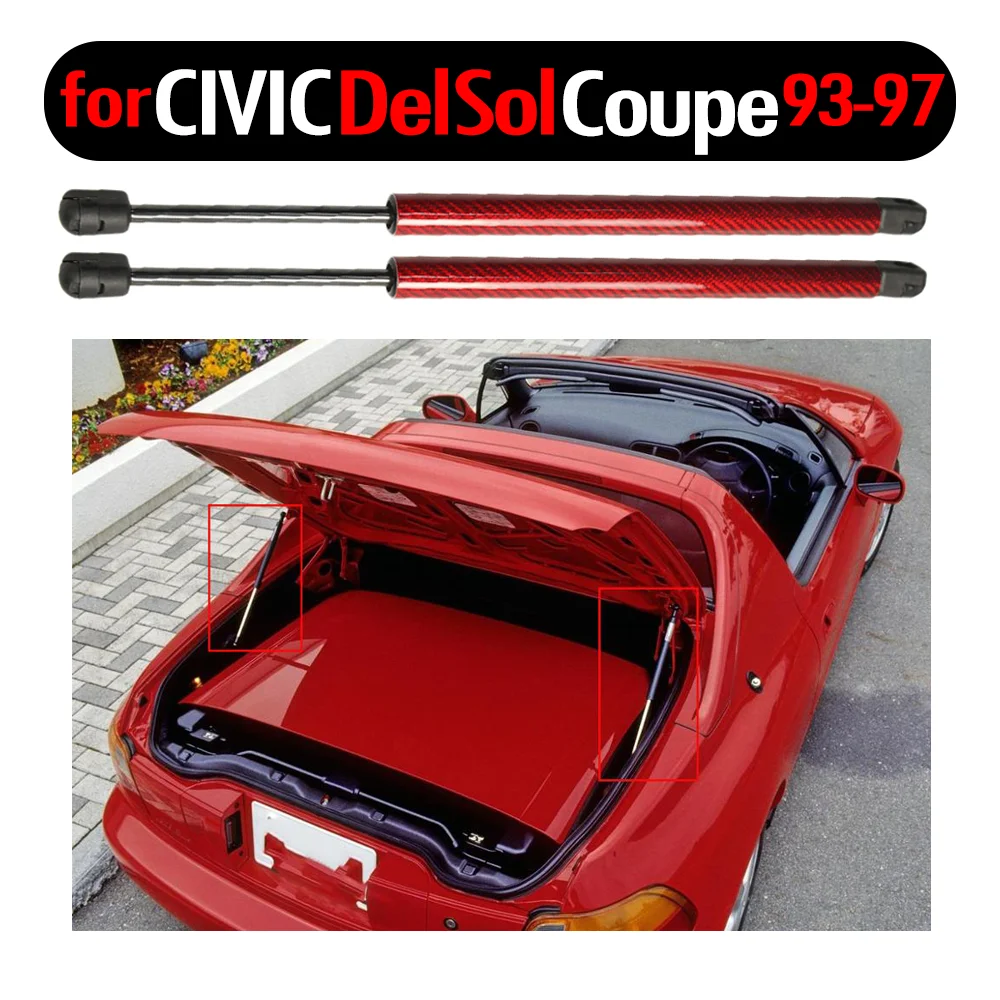 2pcs Auto Door Trunk Boot Gas Charged Struts Spring Lift Support For