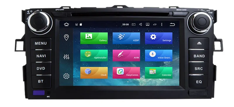 Sale Android 9.0 Octa Cores Car DVD Player Stereo System For TOYOTA COROLLA 2007-2012 Canbus WIFI Radio GPS Bluetooth GPS Navigation 2