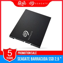 Seagate Barracuda SSD 2," SATA III 6 ГБ/сек. 500 GB/1 ТБ/2 ТБ Внутренний твердотельный накопитель 5 лет гарантии для портативных ПК
