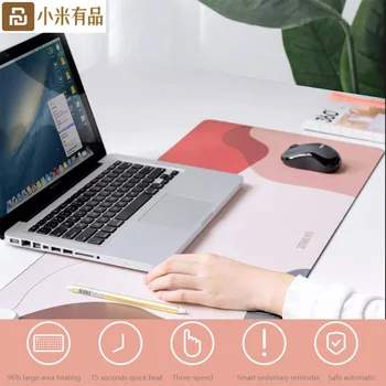 

New Youpin Sothing Smart Heating Mouse Pad 3 Speed Temperature Control Auto Power Off Waterproof Warm Table Mat for Home Office