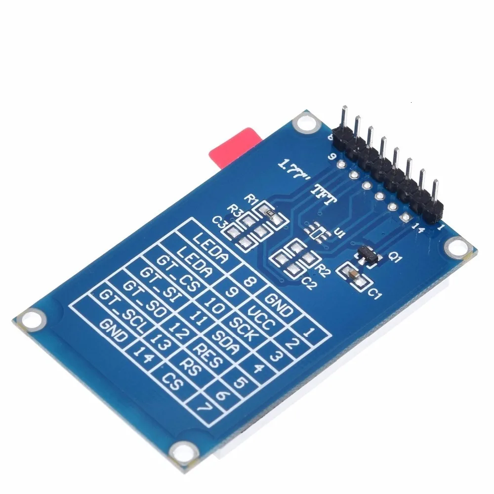 Шэньян 1 шт. 1,77 дюймов TFT ЖК-дисплей экран 128*160 1,77 TFTSPI модуль TFT цветной экран последовательный порт Модуль