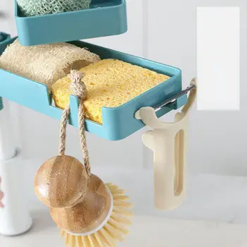 

1PCS Sink Hanging Storage Rack Storage Holder Sponge Bathroom Kitchen Faucet Holders Shelf Drain Dry Towel Waterproof Organizer