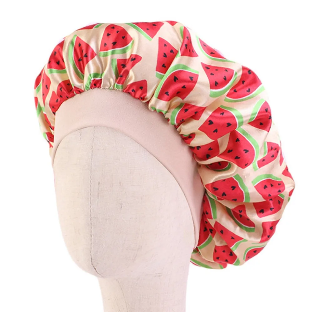 Print Women Polyester Silk Satin Bandage Adjustable Scrub Cap Sweatband Bouffant Hat Men Female Nurse One Size #4I28 (8)