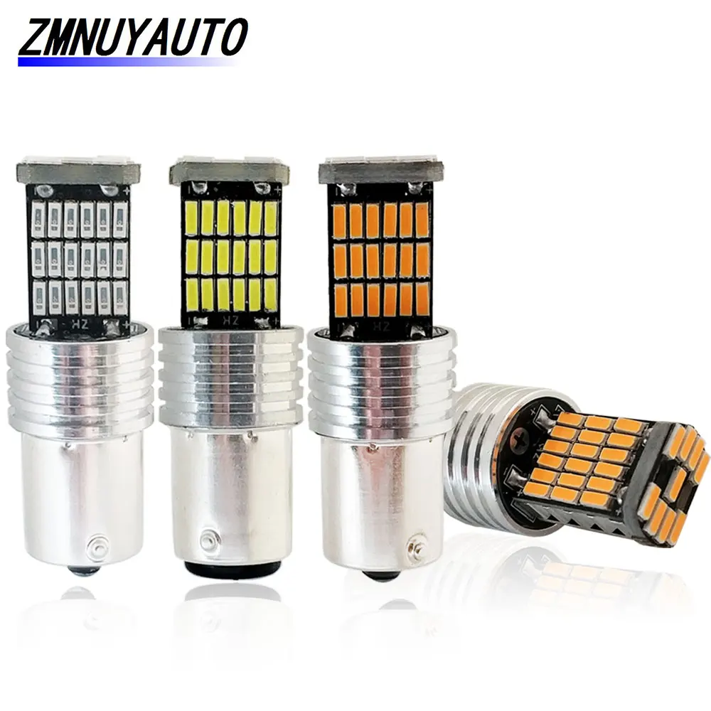 2 шт. 1156 BA15S P21W светодиодный BAU15S PY21W лампа 1157 BAY15D P21/5W автомобильные лампы R5W